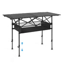 Rolltisch Aluminium 120 cm mit Tragetasche – Produktansicht 2