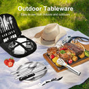Campingbesteck-Set für 2 Personen mit Etui – Produktansicht 2