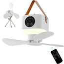 Zeltventilator mit Licht und Fernbedienung, 7200 mAh – Produktansicht 4