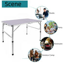 Campingtisch klappbar 90 x 60 cm, zwei Höhen – Produktansicht 3