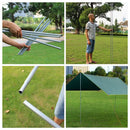 Sonnensegel 300 x 300 cm aus 210D Oxford – Produktansicht 4