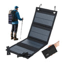 Solarpanel faltbar mit USB-Anschluss, IP65 – freigestellt auf weißem Hintergrund